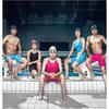 Mens Quick-Dry High-Elastic Training Swim Trunks Competitive Swimming Water Sports