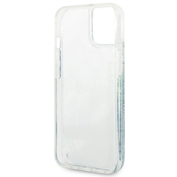 Guess Guhcp14Mlflsn Iphone 14 Plus / 15 Plus 6.7 Zielony/Green Hardcase Flower Liquid Glitter