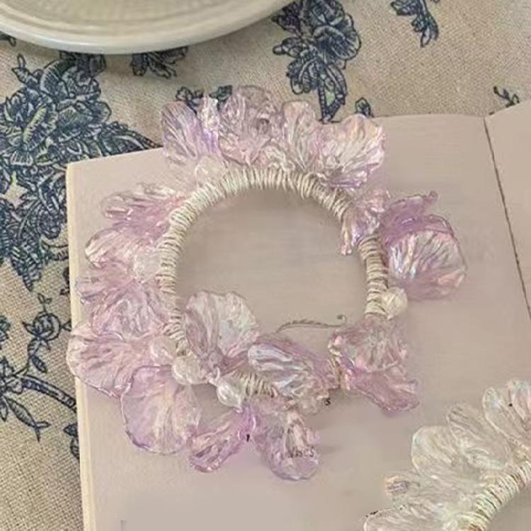 Trendy Shell Pearls Hair Rope Offering Comfort and Style Comfortable Scrunchies Pneytail Holder For Fashion Women