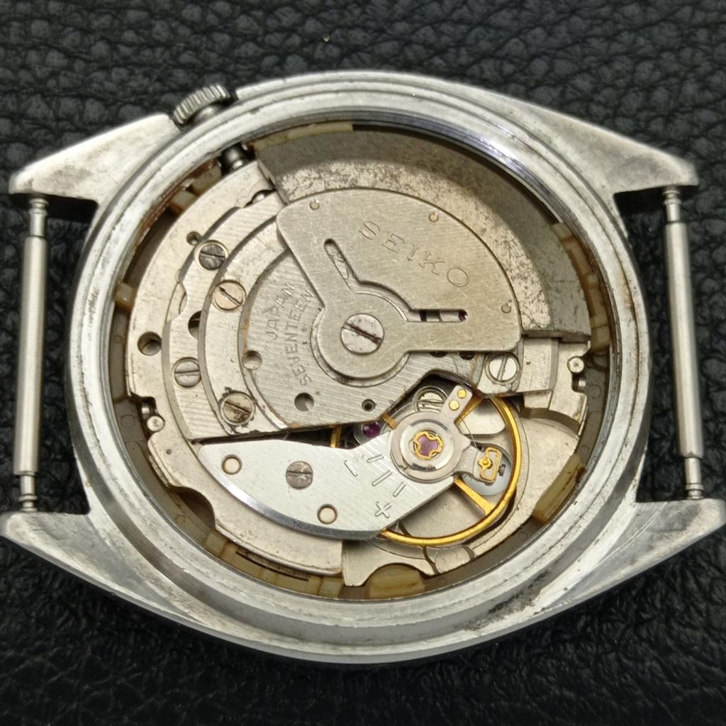 Seiko 5 AUTOMATIC 6309A JAPAN MENS VINTAGE ARABIC BLUE DIAL WATCH A701605-5 R206c-a701605