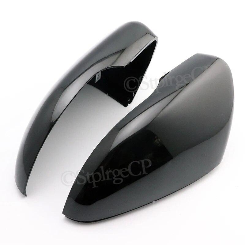 For Volkswagen GOLF 6 VI MK6 GTI R Line R20 Touran Carbon Fiber Pattern Mirror Case Black Side Wing Rearview Mirror Cover