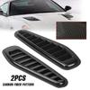 2pcs Universal Motors Engine Hood Ventilation Port Car Fake Air Outlet Decoration Modification Airflow Intake Hood Accessories