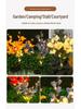 Solar Magnolia Landscape Lights: Outdoor Waterproof Decorative Lights for Courtyard, Lawn, and Holiday Atmosphere.