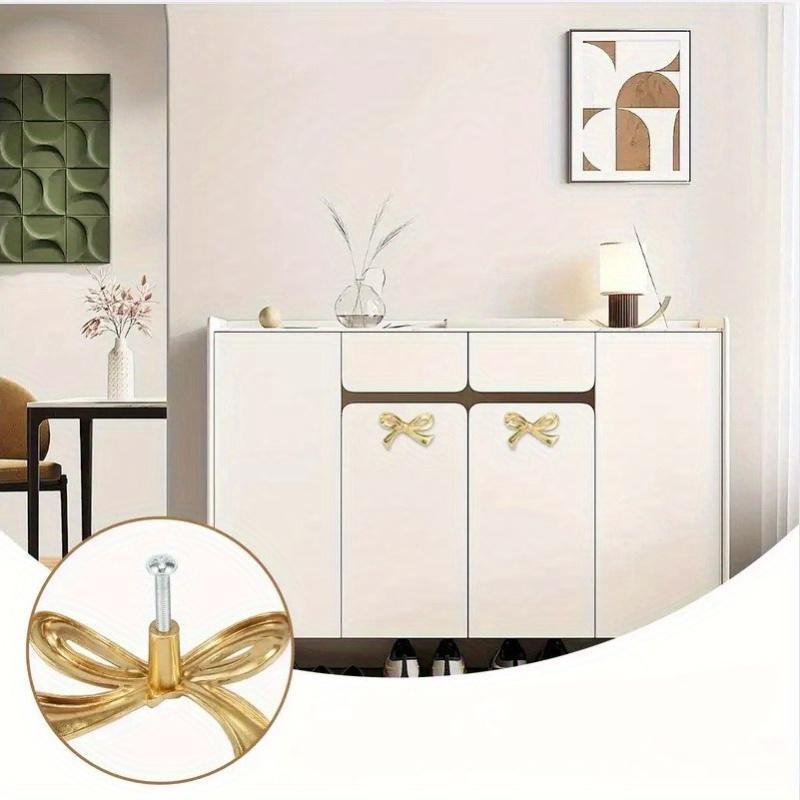 1pcs Bow Tie Shaped Bow Tie Handle Cabinet Wardrobe Door Pulls Drawer Knobs European Style Door Drawer Knob Furniture Handle