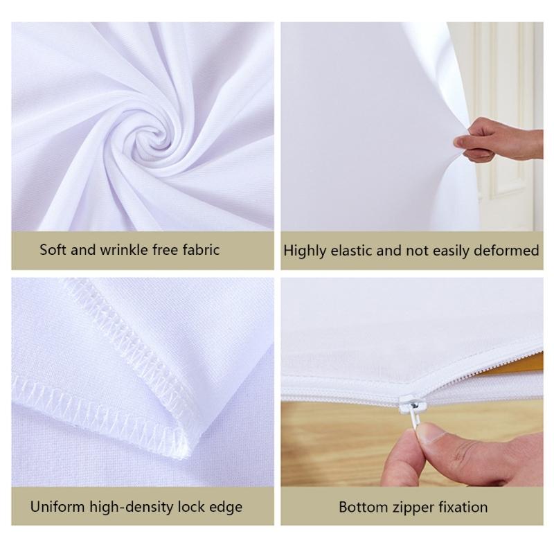 Stretch Stoff Bogenhülle für Hochzeiten und Bankette Doppelseitiger Hintergrundstoff Geburtstagsfeier Dekoration