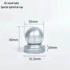 Wrought Iron Hollow Decorative Staircase Post Cap - Round Handrail Ball for Railing Fence Accessories