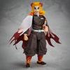 Figma Demon Kimetsu No Yaiba Kyojuro Rengoku Plastic Painted Action Figure Slayer Non-scale