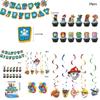 Paw Patrols Party Supplies Deluxe Narozeninová Dekorační Sada s Balónky a Bannery pro Děti