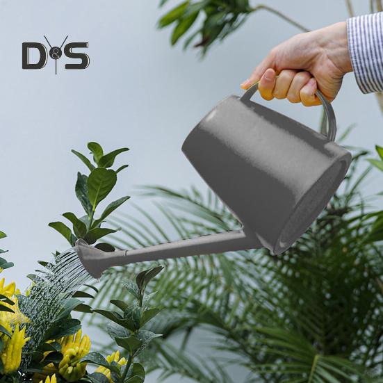 Konewka 1,8 l z długą wylewką Konewka z wyjmowaną rozetą zraszającą Lekki dzban ogrodowy do roślin doniczkowych, roślin zewnętrznych, ogrodnictwa