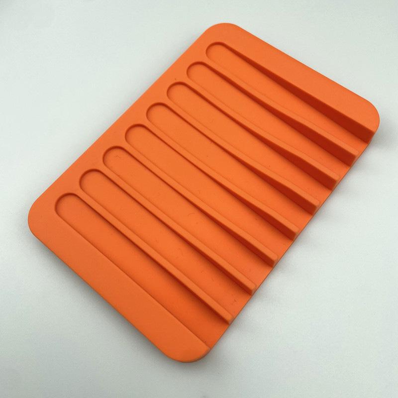 Rutschfester Seifenhalter und Abtropfmatte aus Silikon für Badezimmerarmatur