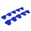 10pcs Urinal Screen Deodorizers Triangle Anti Splash Deodorizer Scented Urinal Screen Mat for Restroom Blue