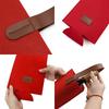 Solid Color Wine Bag Single Double Wine Carrier Bag Simple Felt Bag