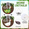 13 Replaceable Wooden Creative Doorplates Welcome Signs Door Hanging Decoration