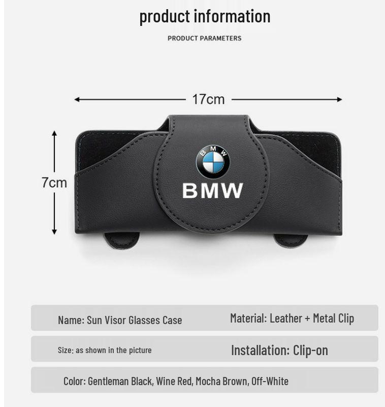 Nissan Sylphy Teana Qashqai X-Trail Terra Murano Kicks Kožený držák na brýle Klip