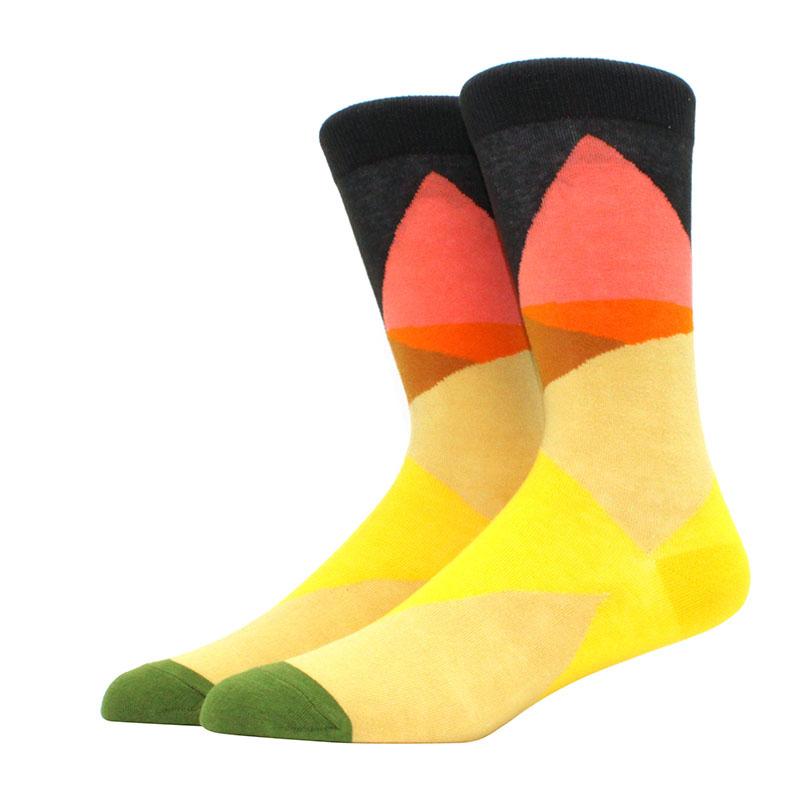 

Новинка Счастливые Смешные Мужские Графические Носки Чесаный Хлопок Омлет Лягушка Сумасшедшие Часы Лосось Кукуруза Птица Рыба Носок Рождественский Подарок
