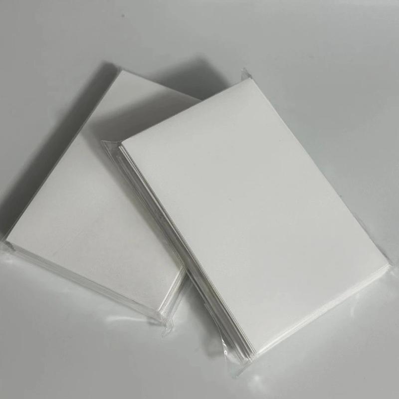 Clear Kpop Photocard Sleeves 50Pcs Blank PVC Card Protectors for Album Card Collection Storage Use