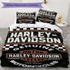 Harley Davidson Skull Gun Bedding 1 Duvet Cover 2 Pillowcase Without Core Without Core Christmas Birthday Gift Soft And Comfortable