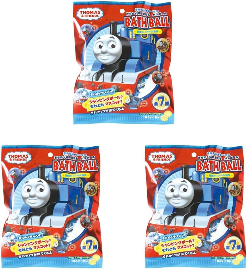 Nor Corporation Thomas The Tank Engine Sali da bagno Sparkling Friends Bath Ball con profumo di pompelmo in omaggio Ob tOb 3 1