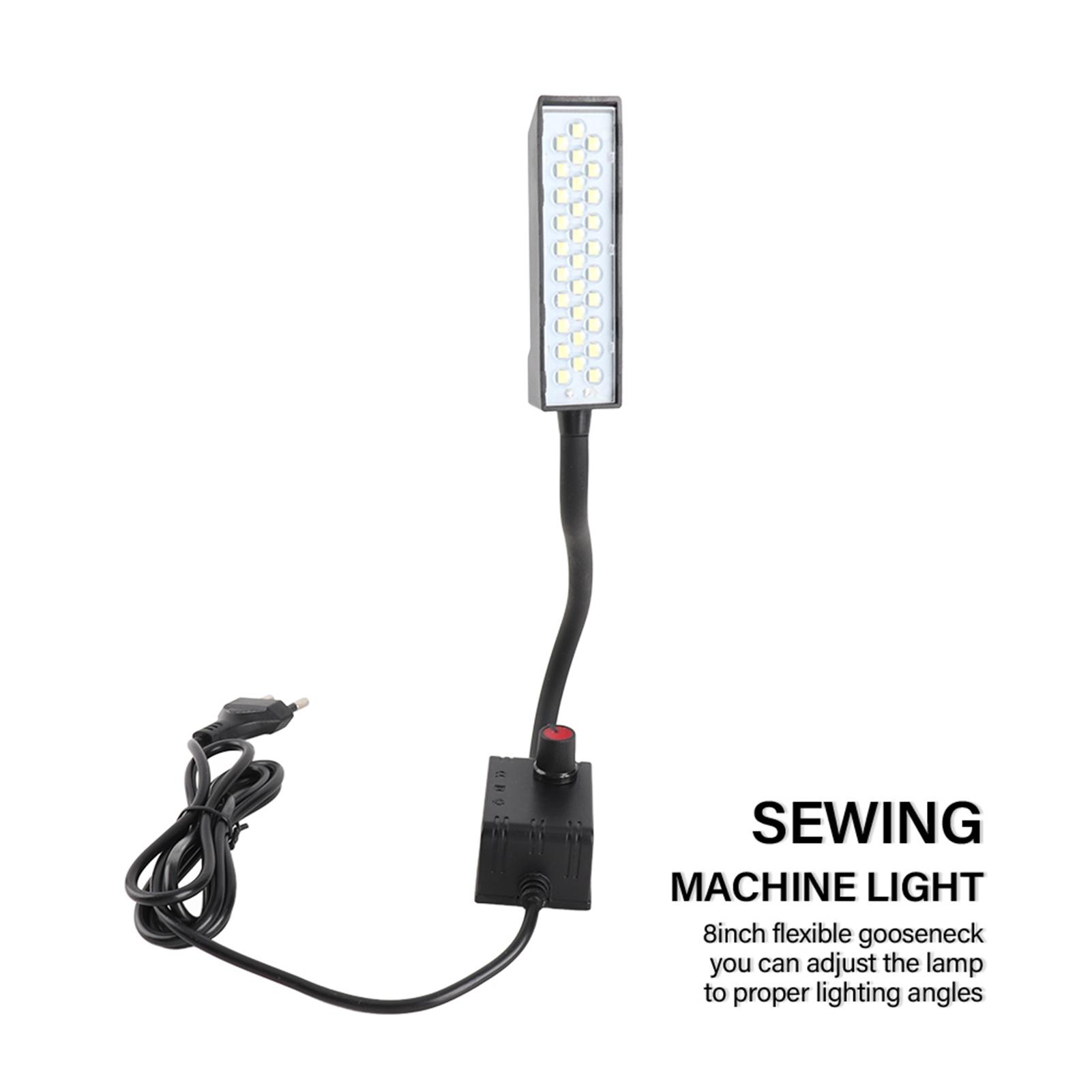 

Sewing Machine LED Light 30 LEDs Gooseneck Lamp with Magnetic Mounting Base EU