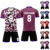Custom Soccer Jersey Set with Personalized and Number Uniform for Youth and Adults Team Sports Training