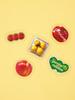Fruit Market Transparent Die-Cut Stickers 30 Pieces