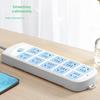 BULL 8-Outlet Master Control Power Strip with Overpower Protection CN Plug (adapter Included)