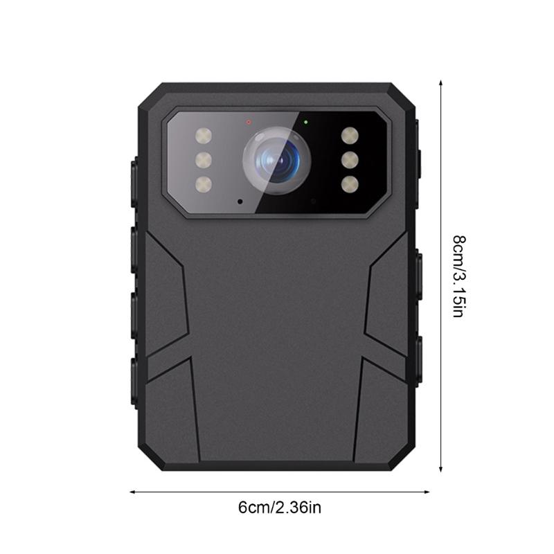 4K Mini Camera Body Worn Camera With 2inch IPS Screen Wearable Portable Body Camera Polices Recorder Thumb Action Camera