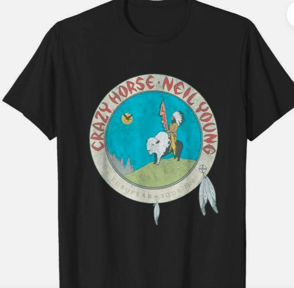 Neil Young Cotton Unisex Black All sizes T- shirt hot S