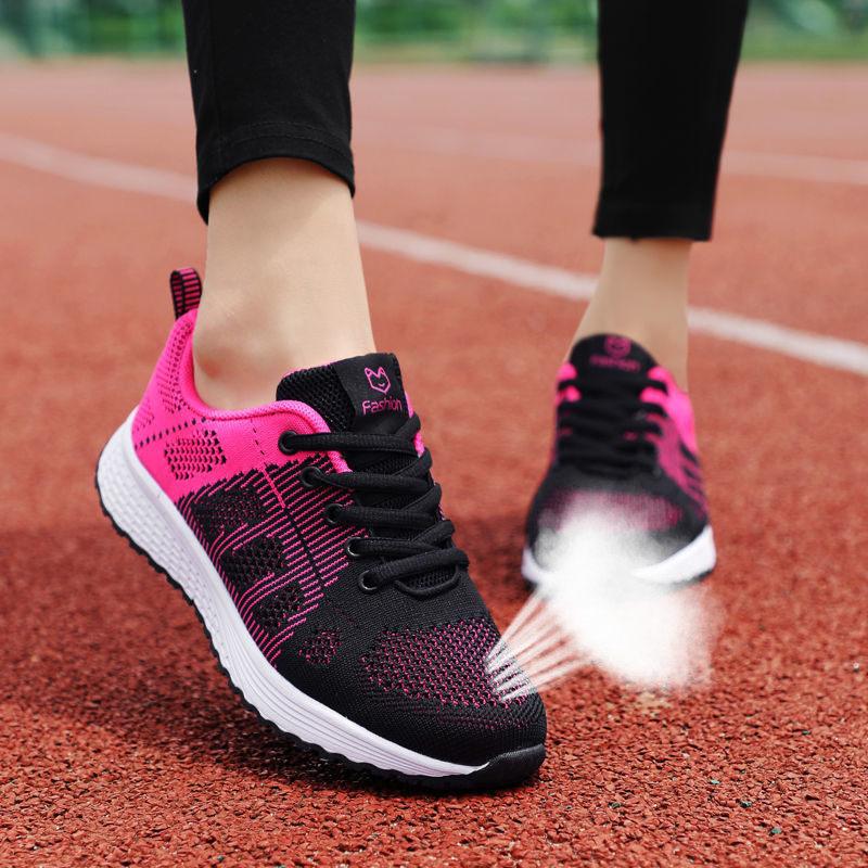 Winter Brand Sports Shoes Running Shoes Mesh Lightweight Travel Shoes Student Soft Sole Non-slip Casual Shoes