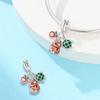 S925 Silver Butterfly Cat Bear Charm Safety Chain Bracelet Elegant Jewelry Gift for Women