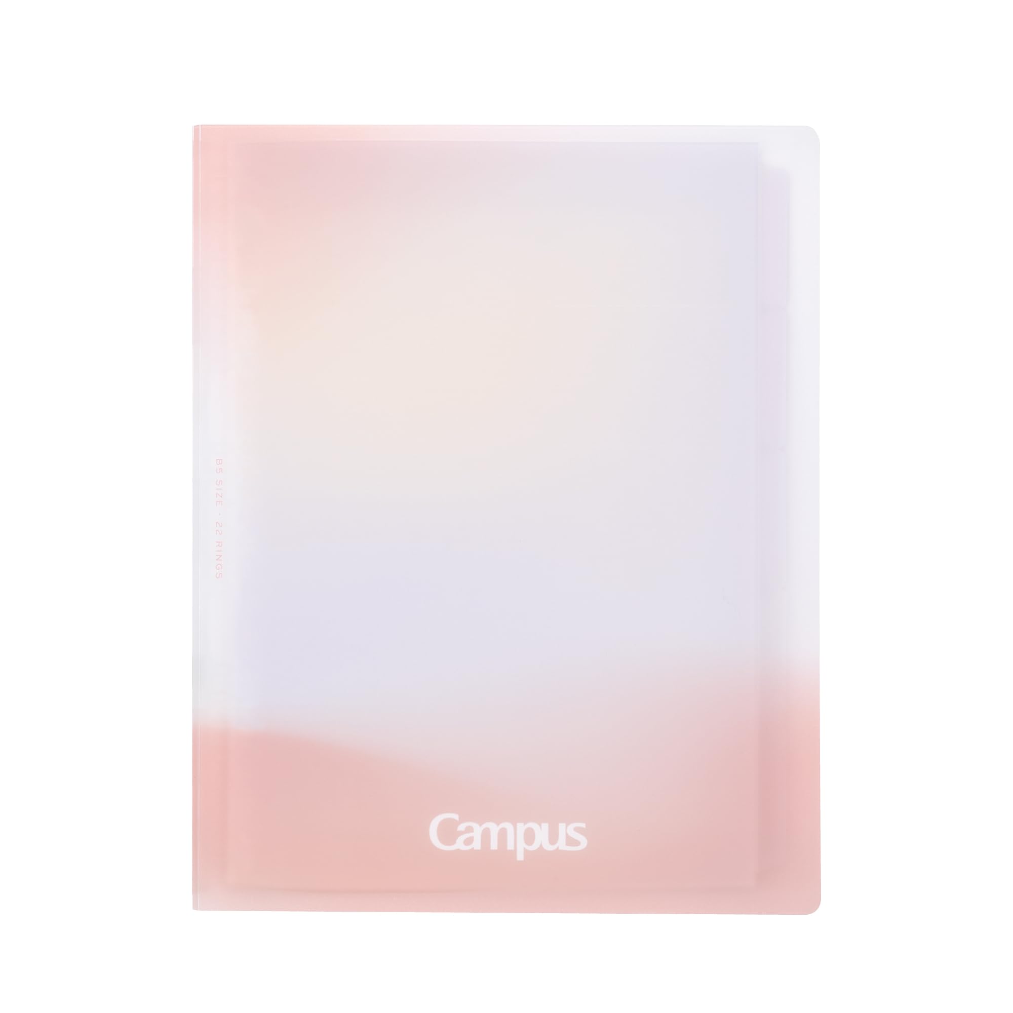 

KOKUYO Campus Quick Open in Positive Sunrise Binder, Seconds, & Relax, B5, Pink, RU-BP330-L1-LP