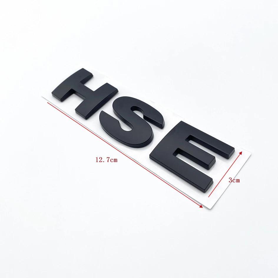 Auto 3D ABS V8 HSE Zadní kufr Slova Písmeno Logo Emblém Odznak Samolepka Samolepka pro Land Rover Discovery 3 4 Freelander 2 Příslušenství