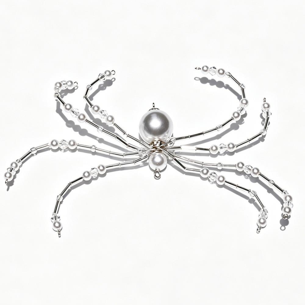 Beaded Beaded Spider Pendant Crystal-Like Faceted Beads Spider Party Decor  Window Display