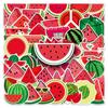 50 Watermelon Graffiti Stickers Personalized Cartoon Fruit Children's DIY Mobile Phone Case Water Cup Suitcase Stickers Waterproof