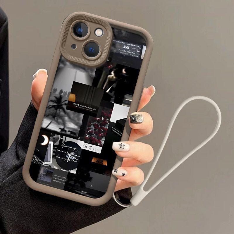 Life Fragments Are Suitable for iPhone Apple 15 Mobile Phone Case A3092 Ultra-thin Matte Protective Case Male Anti-drop Soft Case