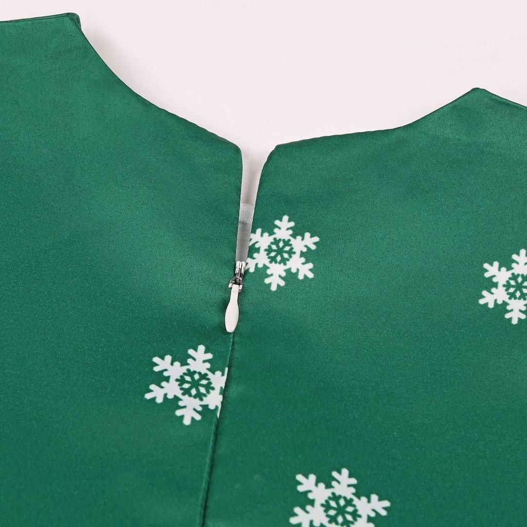 Children's Christmas Dress Cartoon Print Bow Dress Christmas Performance Sparkling Kids Birthday Dress Elegant Soft Party Dress Ball Gown for Girls