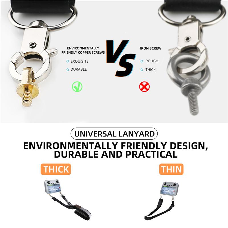 Nastavitelný popruh na krk Lanyard pro ovladač DJI Mini 3 4 PRO RC RC2 Ramenní popruh Přezka Obrazovka Příslušenství DJI Mini 3 4 Pro