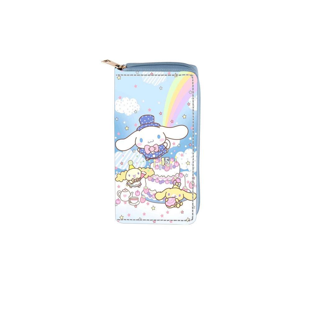 Yugui Dog Long Zipper Wallet Clutch Bag