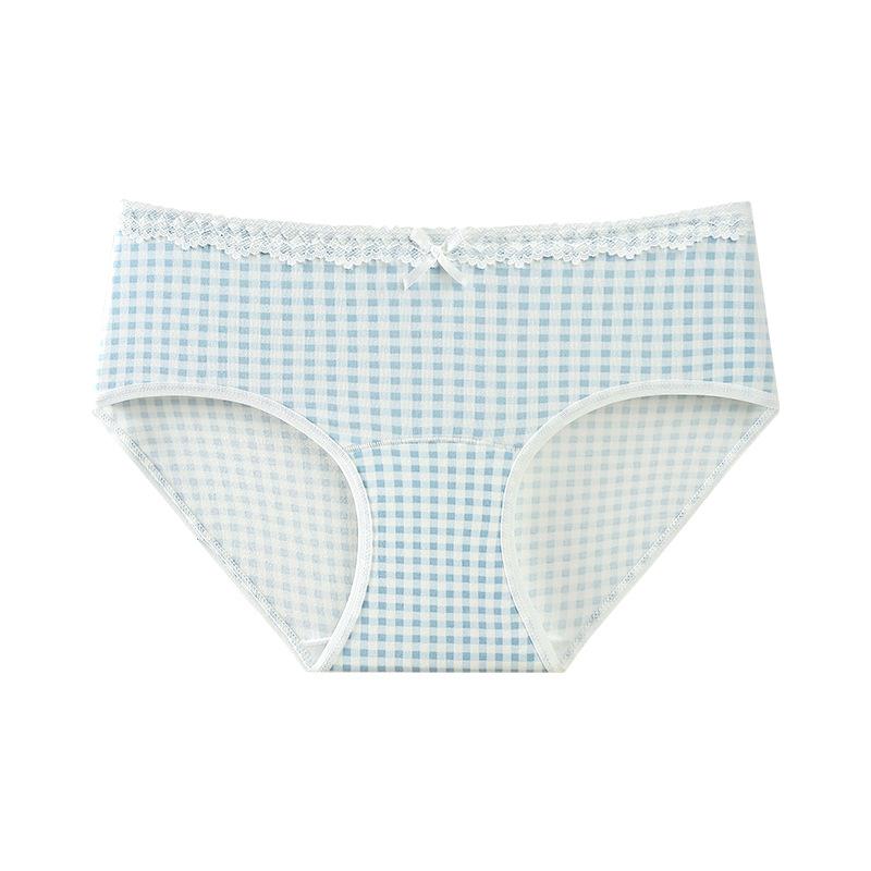 Women's Spring and Autumn 10A Antibacterial Extended Cotton Crotch Skin Friendly Breathable Briefs