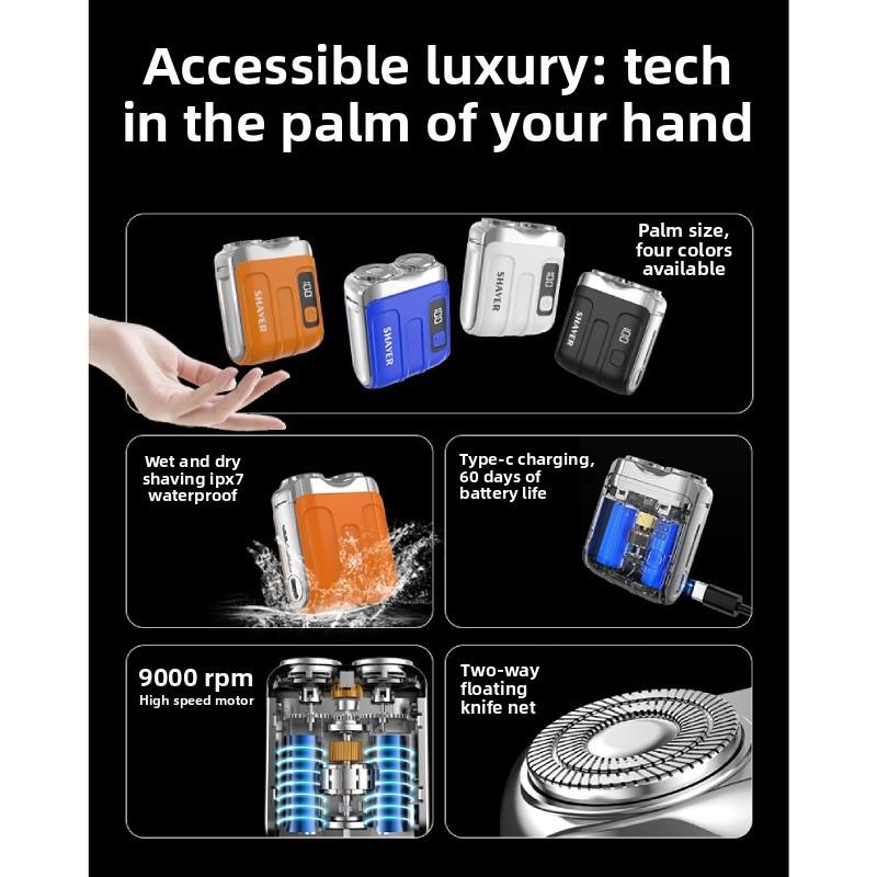Shaver Smart Electric Home Portable Digital Shavers With Led Screen Durable