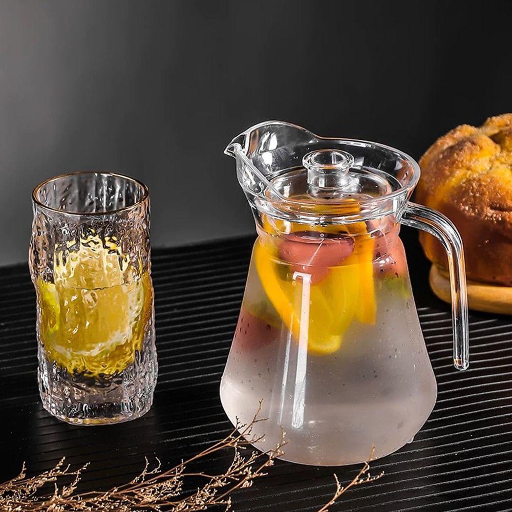 Transparent Juice Bottle Large Capacity Coffee Milk Pot New Water Bottle