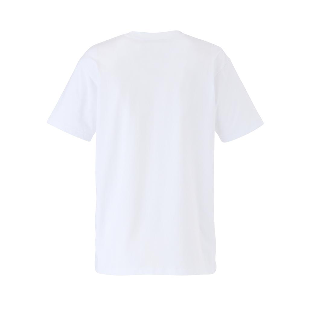 Onitsuka Tiger Logo Embroidered Crew Neck Short Sleeve T-Shirt Unisex Tops White 2183B457-100