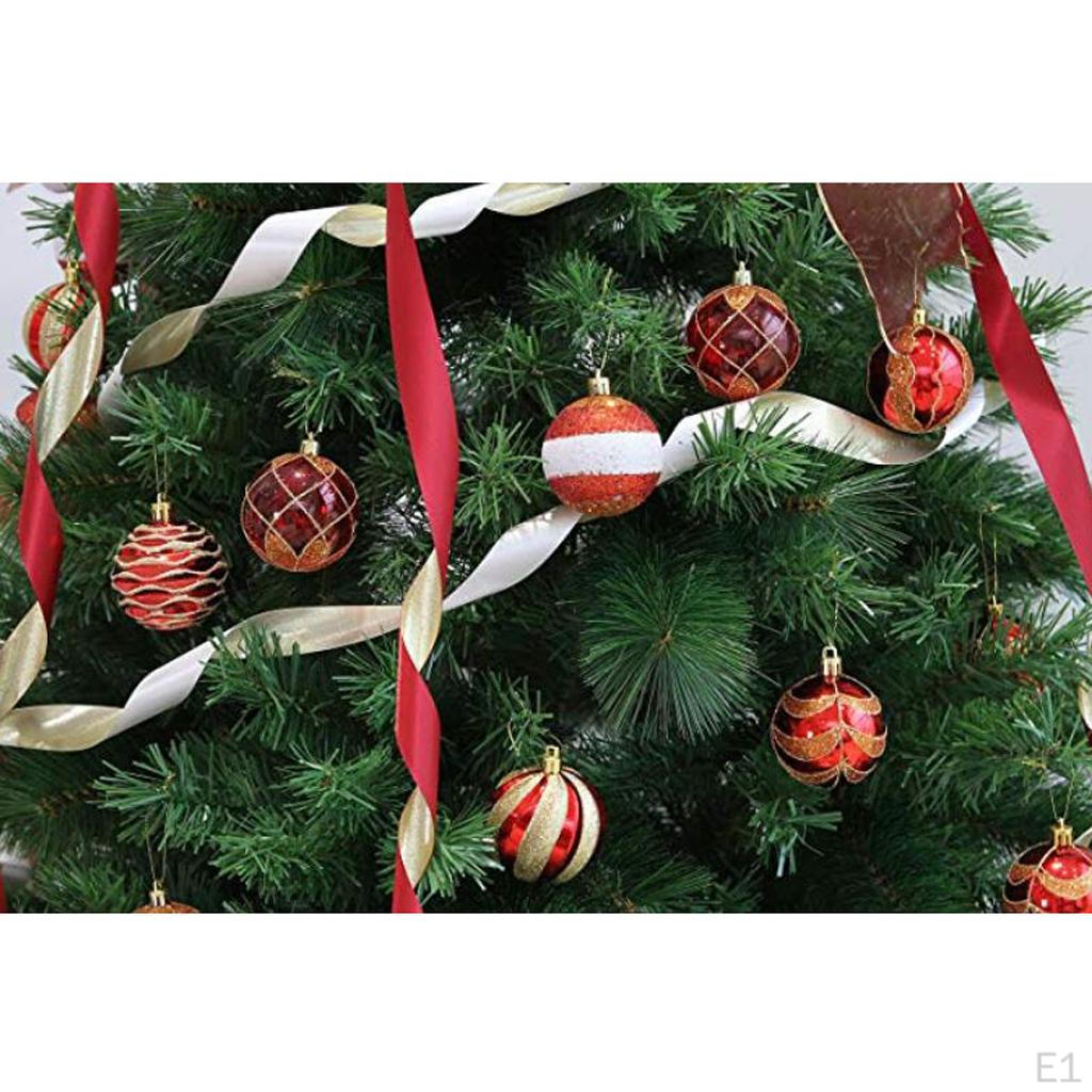 24 Pack Christmas Balls Ornaments Baubles Shatterproof Tree Decoration