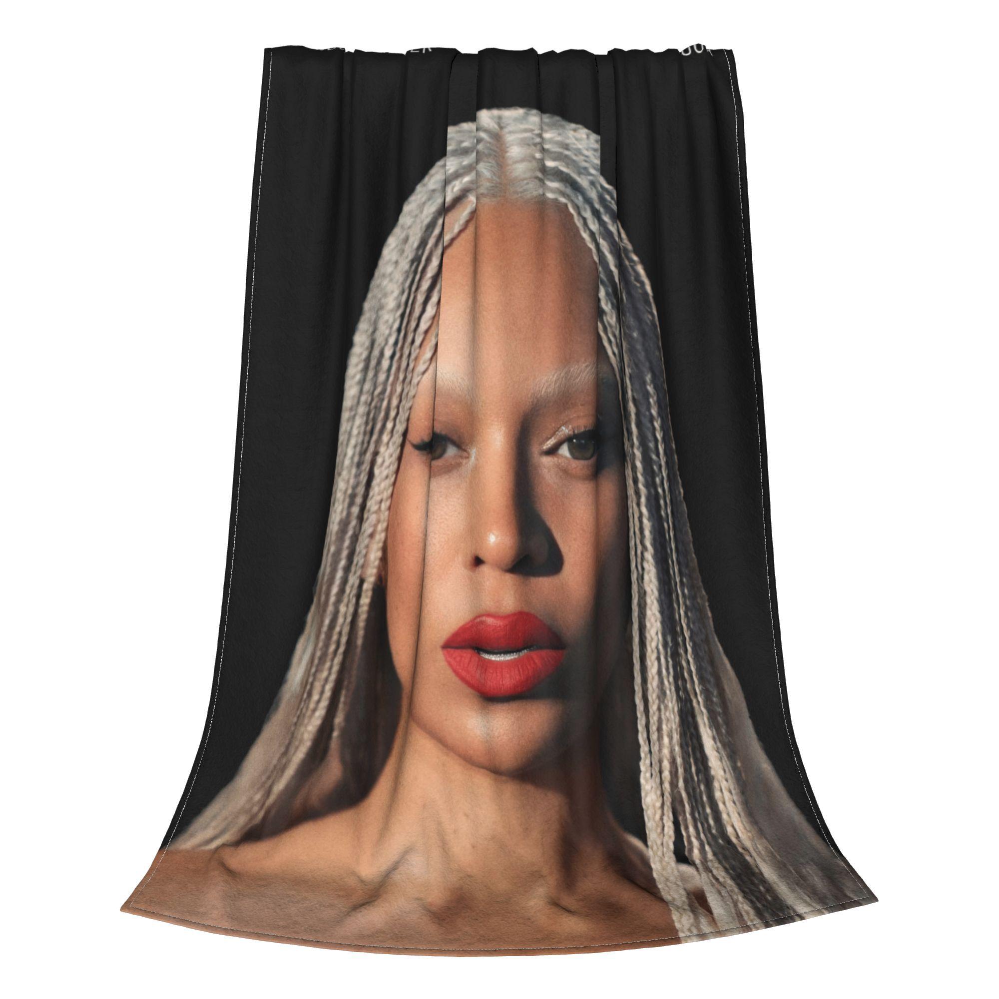 

Beyonce Cowboy Carter 2025 Tour Fleece Throw Blanket Singer Blanket for Home Car Lightweight Thin Quilt 130x150cm