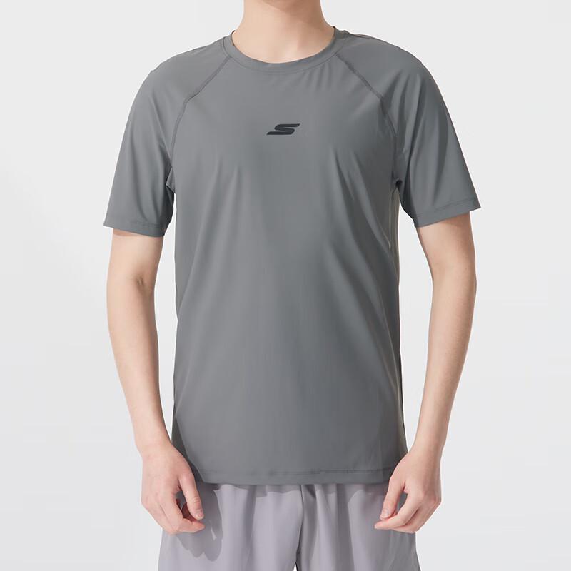 Skechers Men s Classic Round Neck Short Sleeve T-Shirt Men M