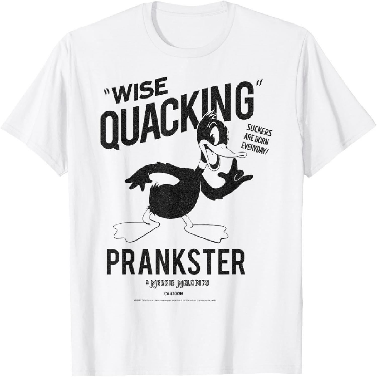 Looney Tunes Daffy Duck Wise Quacking Prankster T-Shirt S