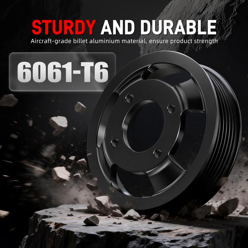 

BEVINSEE Water Pump Pulley For BMW E46 E39 E60 E61 E38 E65 X3 E83 X5 E53 Z4 E85 E86 Z3 325i 330i 328i 525i 530i M52TU M54 Engine