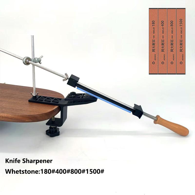 Professional Kitchen Knife Sharpener,Fixed Angle Sharpener,Diamond Sharpening Stone Blade,Sharp Design Tools,Polishing Stone Set