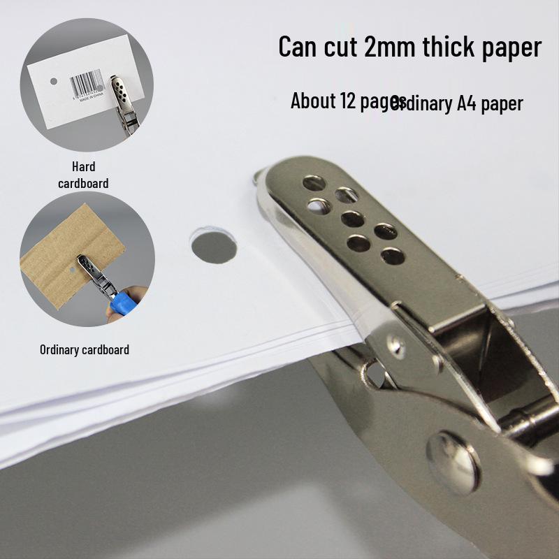 Rubber Grip Handheld Round Hole Punch Pliers