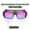 Welding Glasses Auto Darkening Safety Protective Welder Glasses Lightweight Eye Protection Shield Helmet Eyewear for Cutting